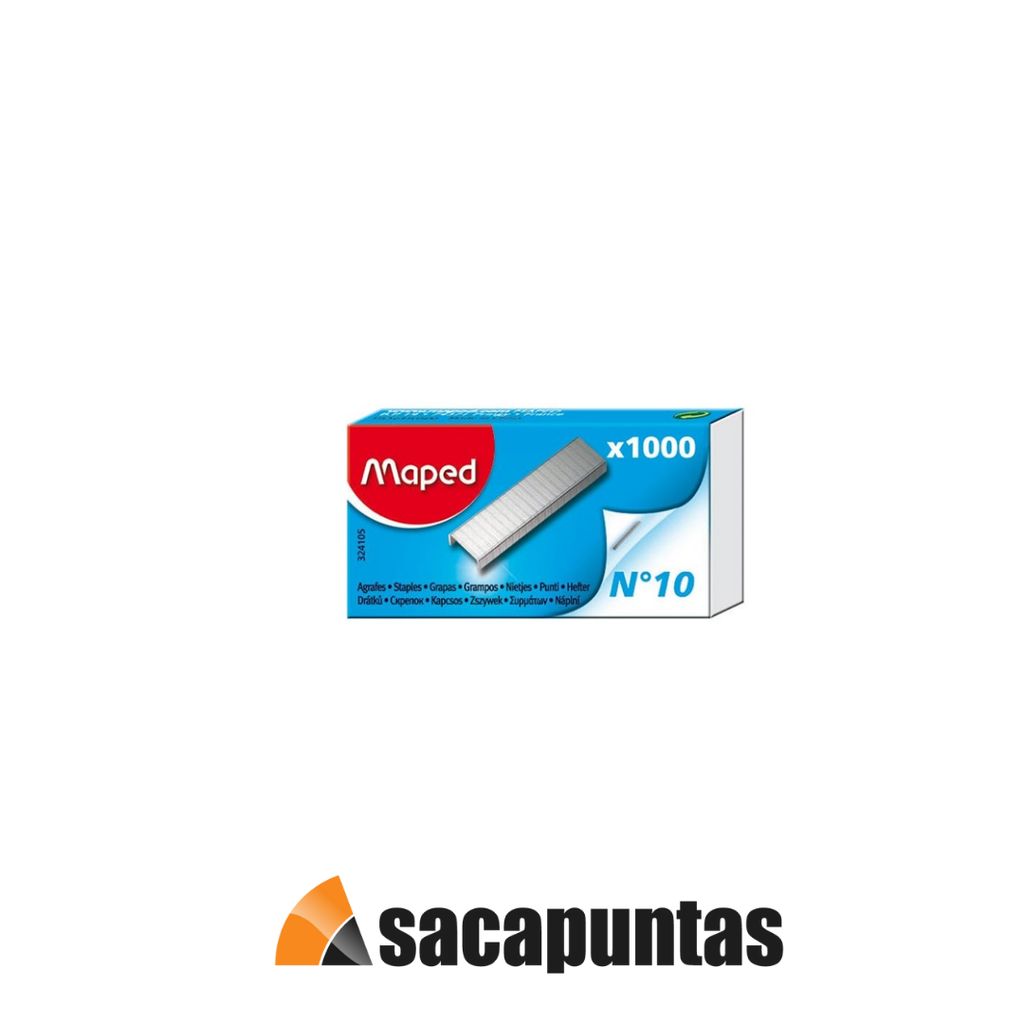 BROCHES PARA MAQUINA MAPED N 10 x1000 U. (L87420)