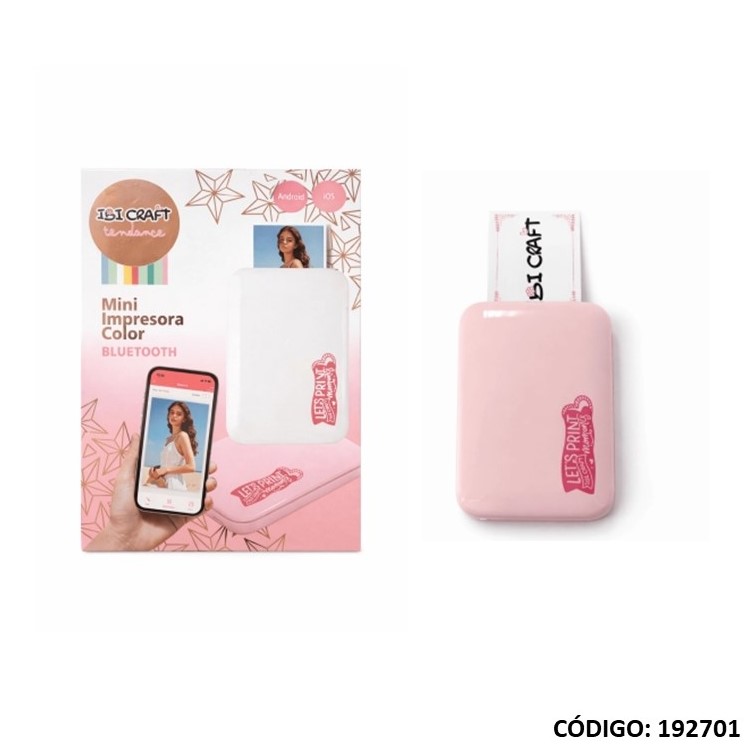 MINI IMPRESORA IBI CRAFT COLOR BLUETOOTH (L192701)