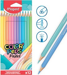 [L23436] LAPIZ COLOR MAPED PASTEL X12 COLORES (L23436)