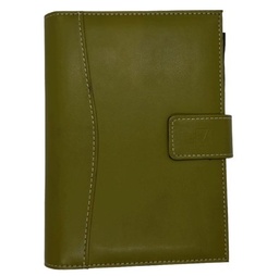 [L4045] AGENDA 2027 N6 CITANOVA DIARIA IBIZA CON BROCHE VERDE (L4045)