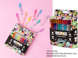 [L147760] ROLLER FOOTY GEL MINI X20 COLORES (L147760)