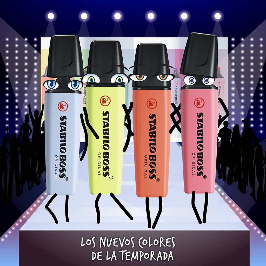 RESALTADOR BOSS PASTEL