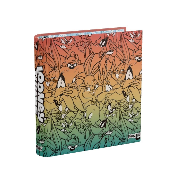 CARPETA 3A 40mm. MOOVING CARTONE LOONEY TOONS (L231104)