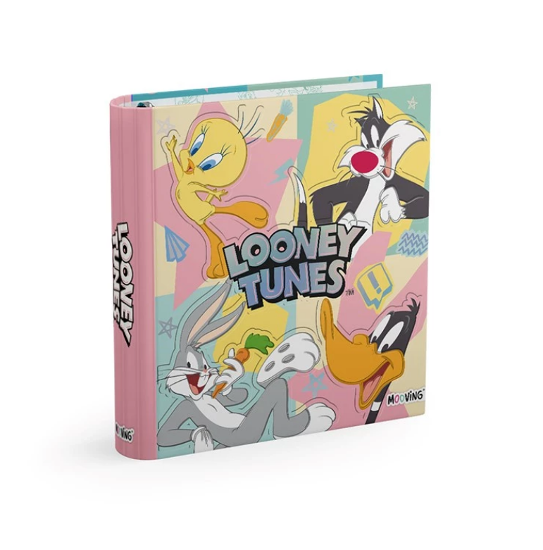 CARPETA 3A 40mm. MOOVING CARTONE LOONEY TOONS (L231104)