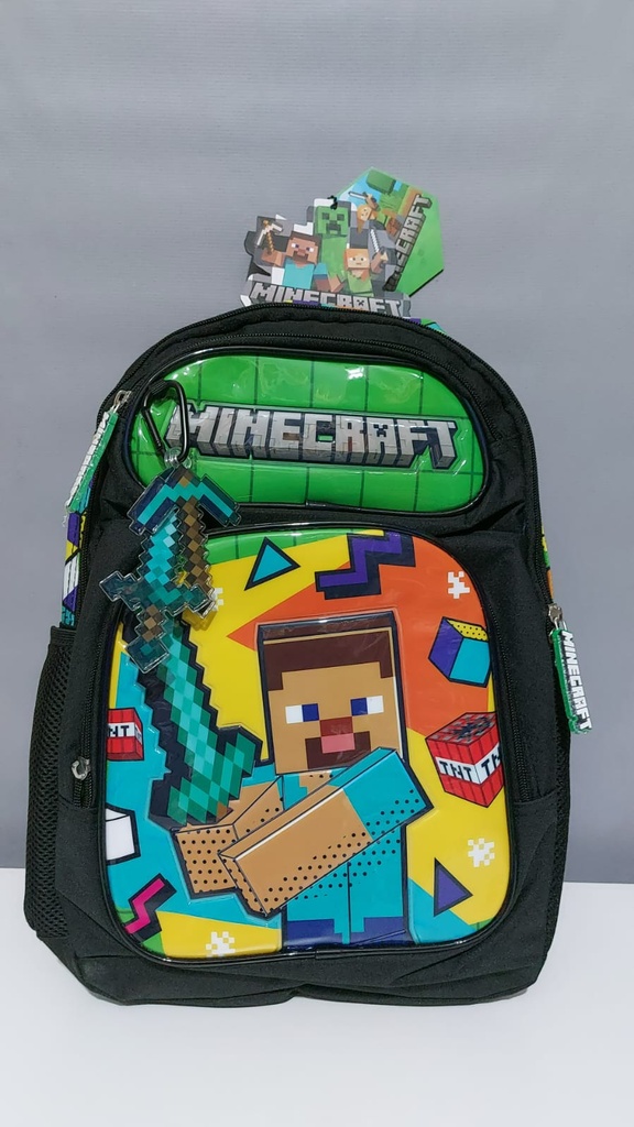 MOCHILA 18&quot; CRESKO MINECRAFT (L29466)