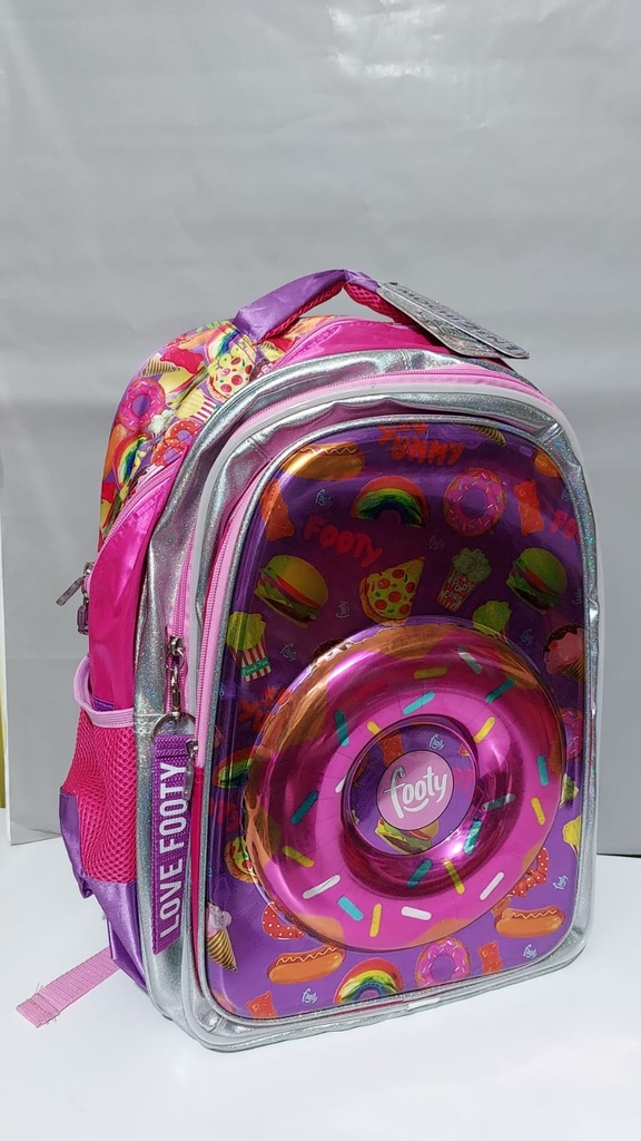 MOCHILA 18&quot; DONA 3D CON LUZ (L147460)