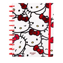 CUADERNO MOOVING LOOPS CARTA  RAYADO x 80hj (L125020)