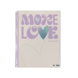 CUADERNO MOOVING 29/7 TAPA DURA ESPIRAL X80HJS. (L8056)