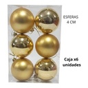 ESFERA NAVIDAD 4cm. X6 UBIDADES (R32078)
