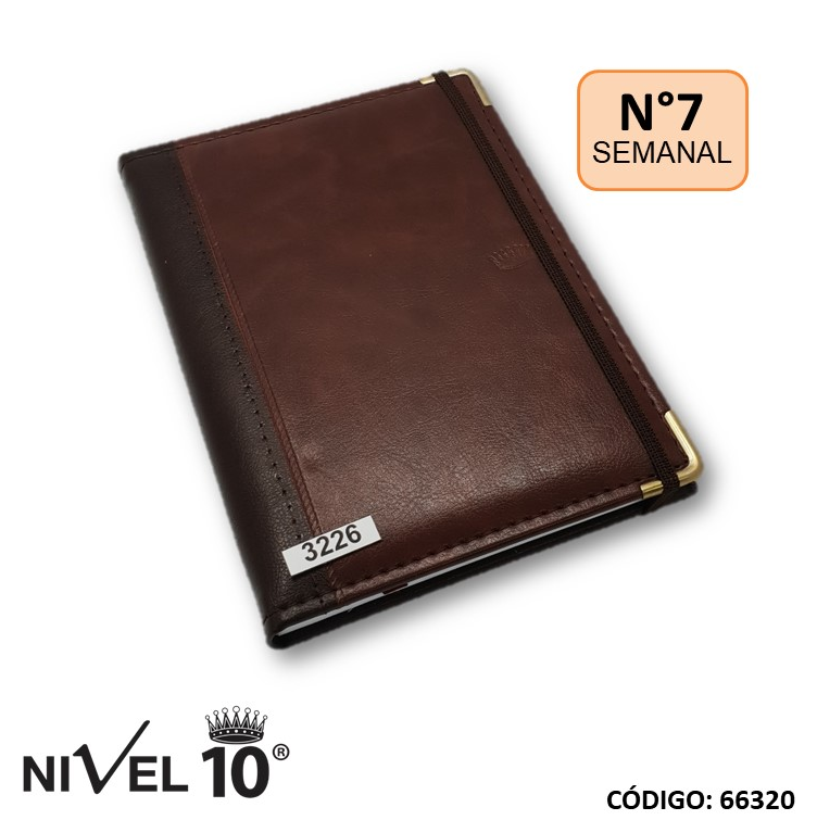 AGENDA 2026 NIVEL10 N7 SEMANAL ENCUADERNADA COMBINADA (L66320)