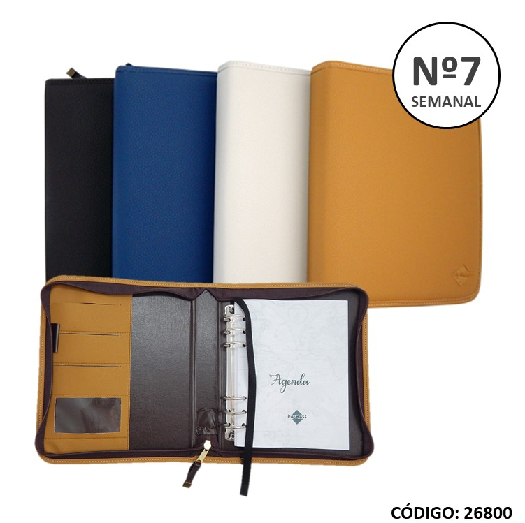 AGENDA 2026 DAMASS N7 SEMANAL CON CIERRE PECARI (L26800)