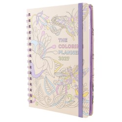 AGENDA 2027 MOOVING 15x21 COLORING THERAPY  ESPIRAL (L15717)