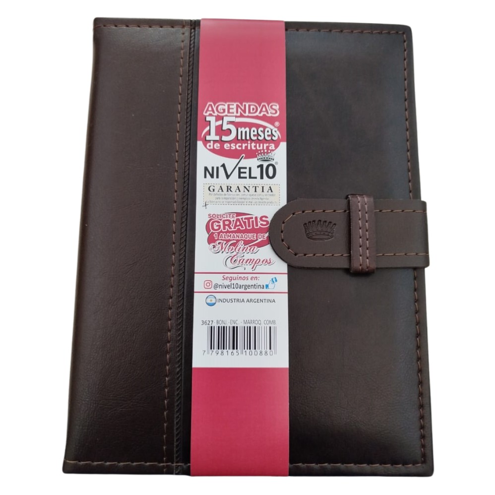 AGENDA 2026 NIVEL 10 BONJOU N8 COMBINADA CON PRESILLA (L17377)