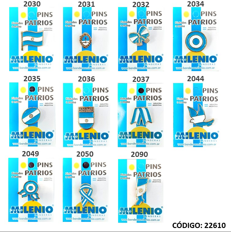 ESCARAPELA PINS &quot;NUEVO MILENIO&quot; (L22610)