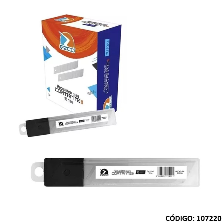 TRINCHETA ESTILETE EZCO REPUESTO 18mm (L107220)