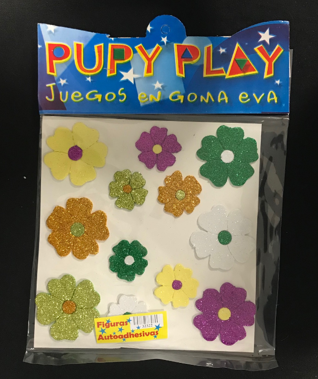 DIDACTICO GOMA EVA PUPY PLAY FIGURAS ADHESIVAS  (L323220)