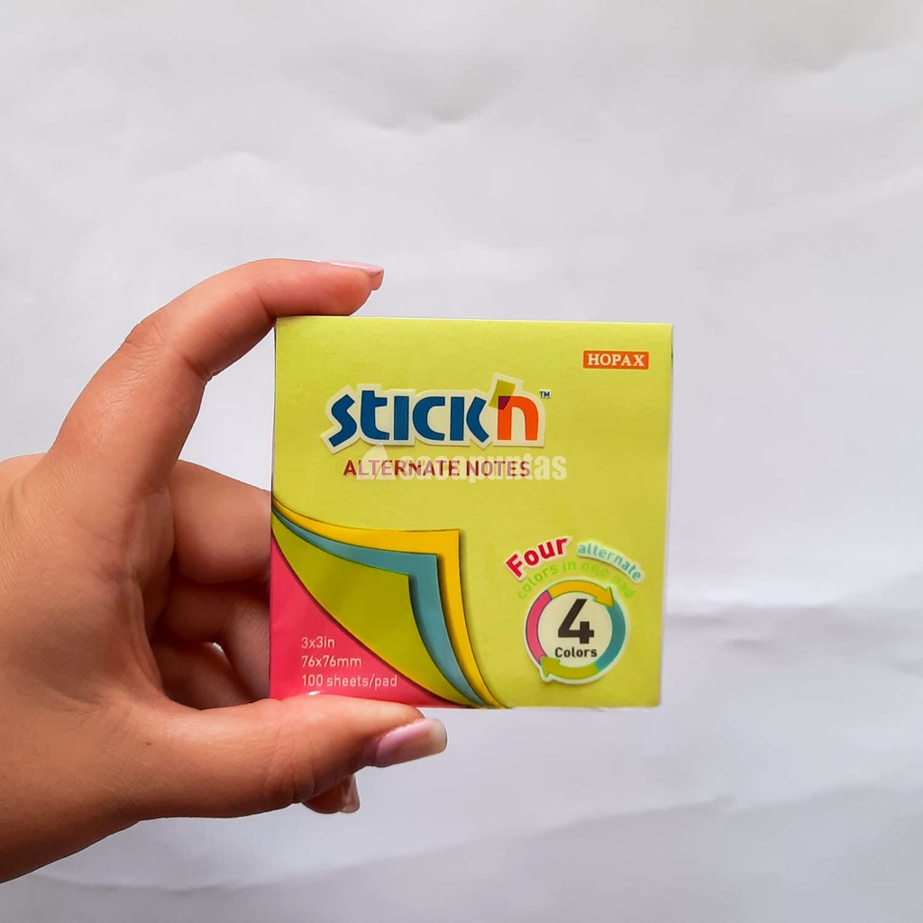 NOTA-AD STICKN 76X76 NEON (L27742)