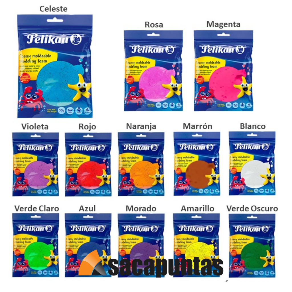 MASA PELIKAN ESPUMA MOLDEABLE 50grs. (L29530)