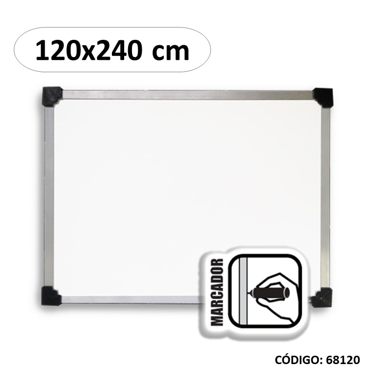 PIZARRA BLANCA 120x240cm LIGGO (L68120)