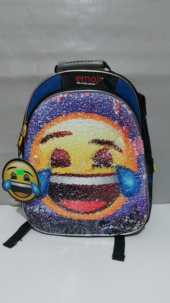 MOCHILA 15&quot; OFERTA EMOJI LENTEJUELA ESPALDA(L10888)