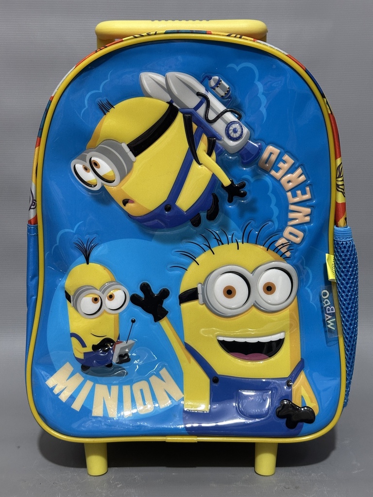 MOCHILA CARRO 12&quot; WABRO  MINIONS (L10910)