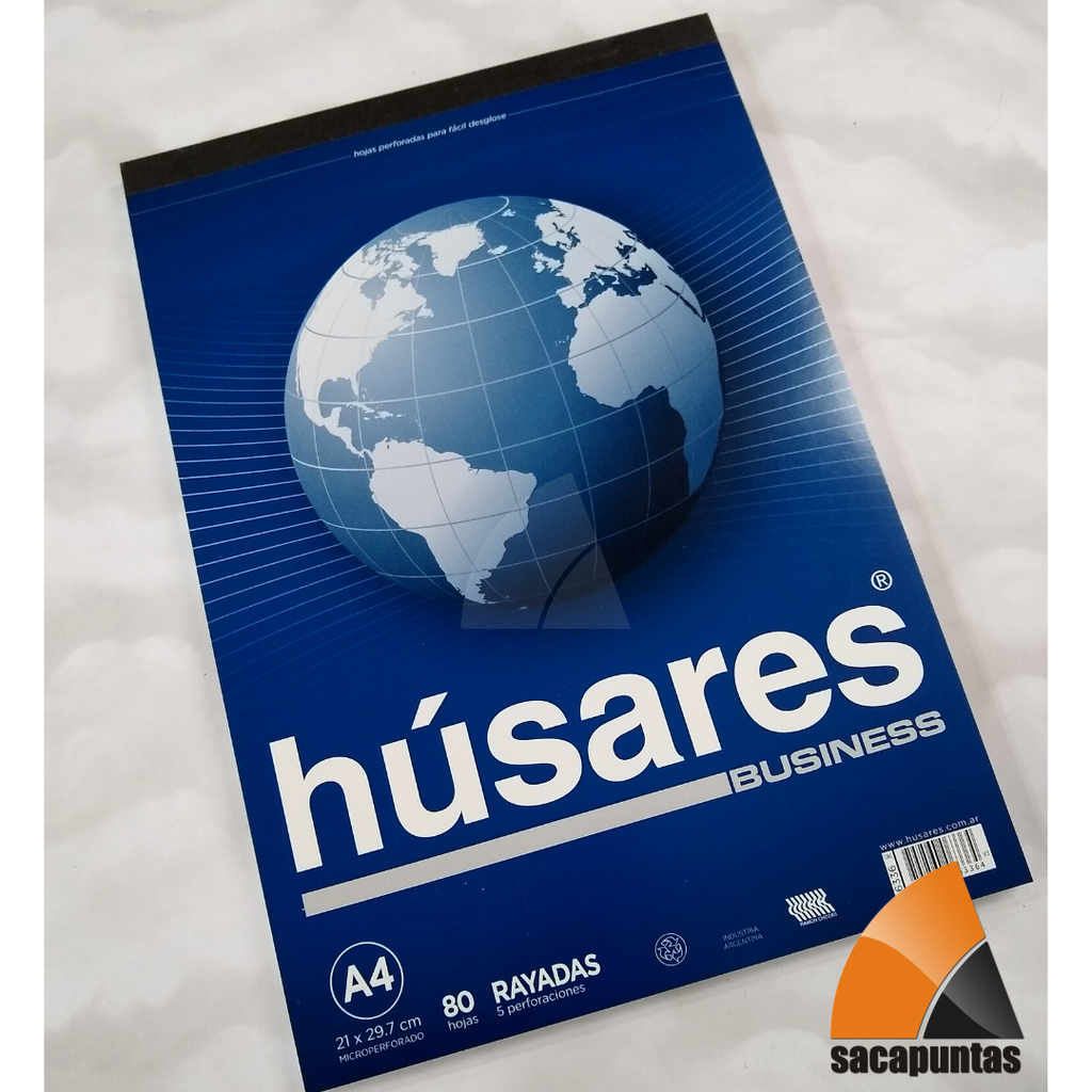 BLOCK A4 HUSARES RAYADO 80hjs. (L110500)