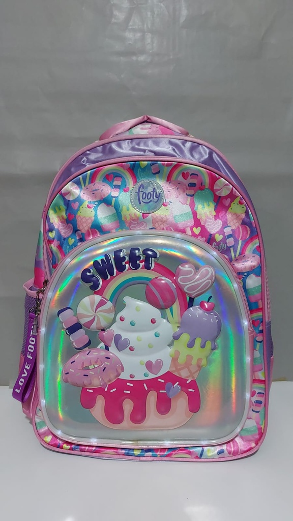 MOCHILA 18&quot; SWEET 3D CON LUZ ESPALDA(L147440)