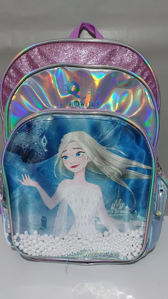 MOCHILA 16&quot;  WABRO METAL  LICENCIA CON NIEVE ESPALDA (L20904)