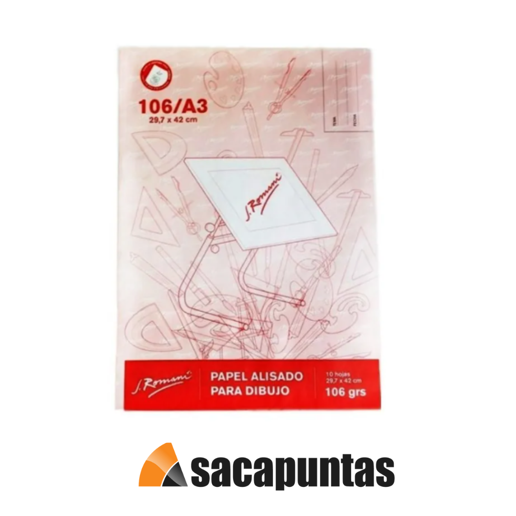PAPEL ROMANI A3 106grs.  (L135120)