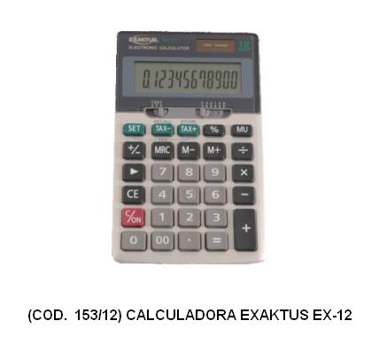 CALCULADORA EXAKTUS EX-12 (12d) (L153120)