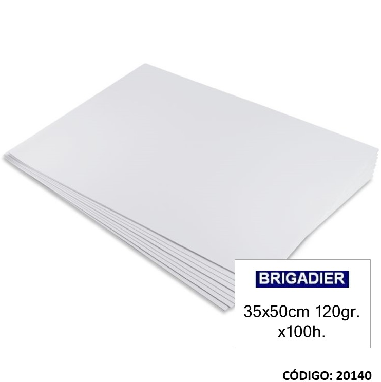 PAPEL PARA DIBUJO 35x50 120g. (L20140)