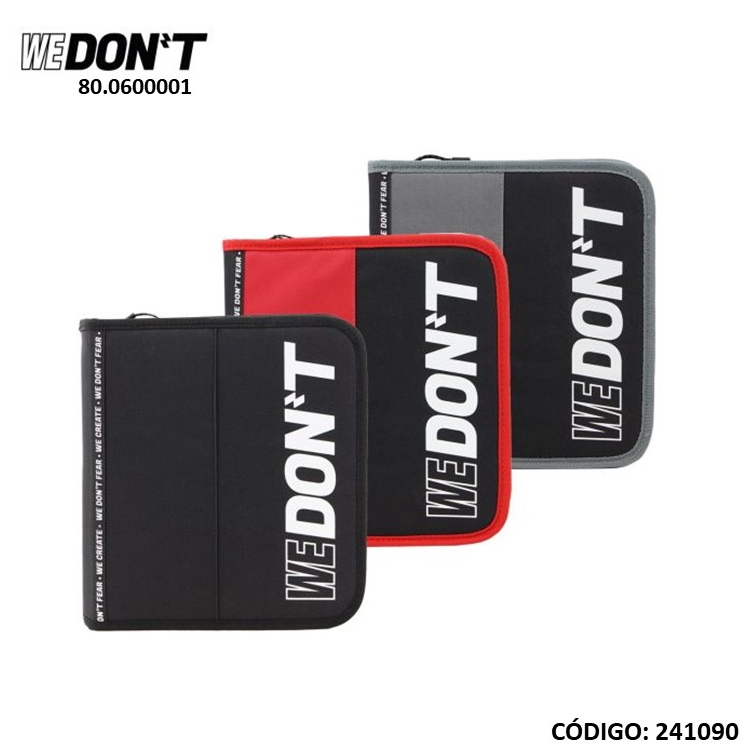 CARPETA 3A CON CIERRE LSD WE DONT  (L241090)