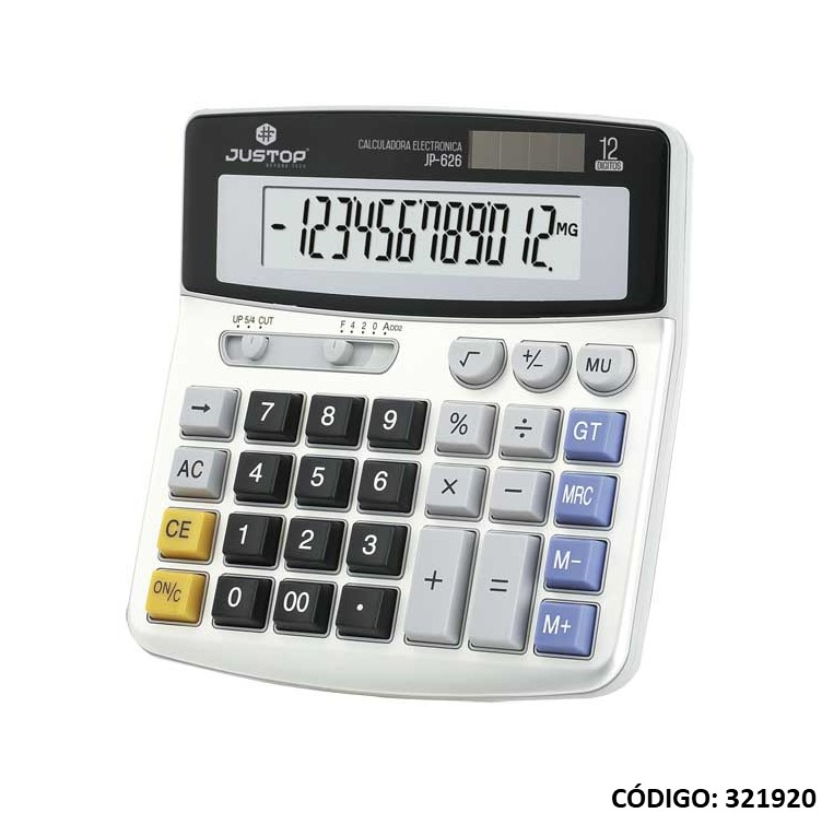 CALCULADORA JUSTOP JP-626(12d) (L321920)