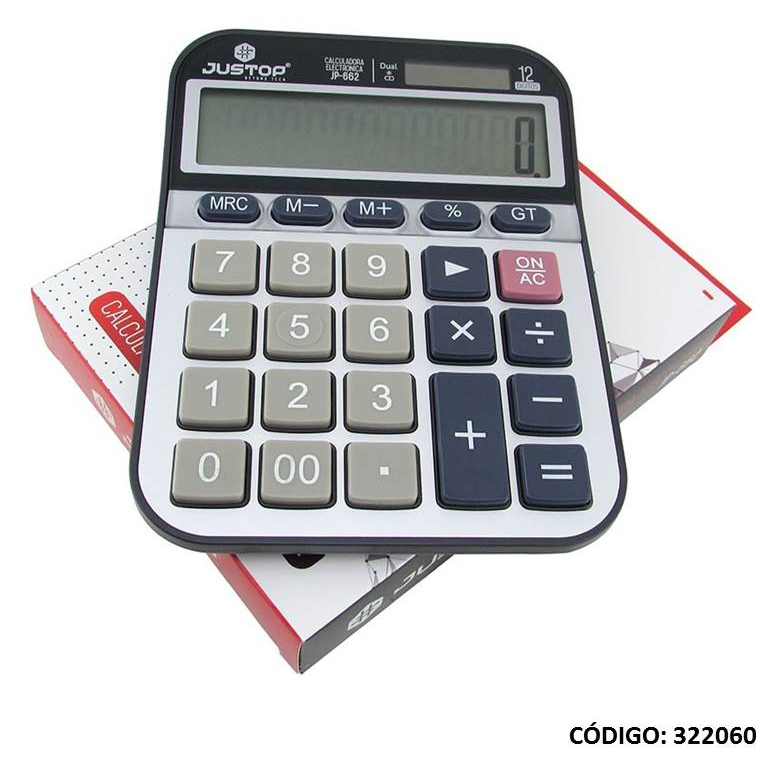 CALCULADORA JUSTOP JP-662 (L322060)