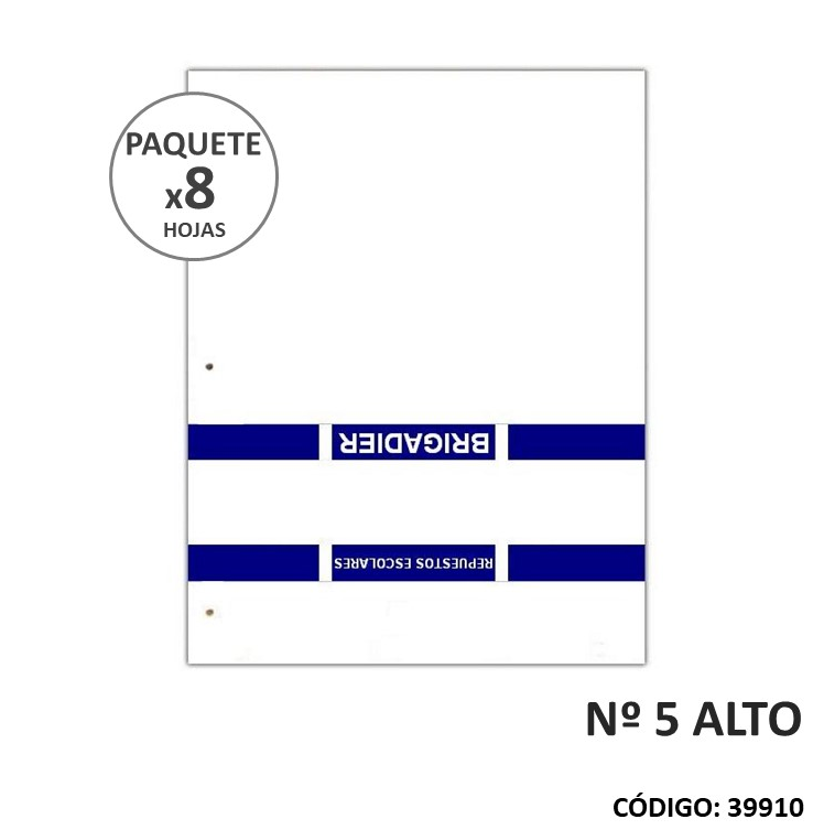 REPUESTO DIBUJO BRIGADIER N5 BLANCO (L39910)