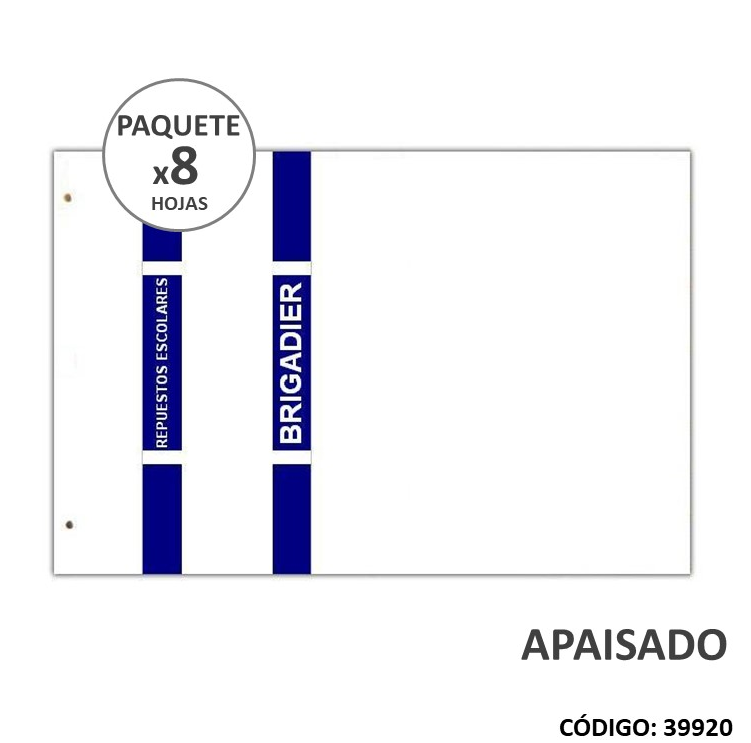 REPUESTO DIBUJO BRIGADIER APAISADO BLANCO (L39920)