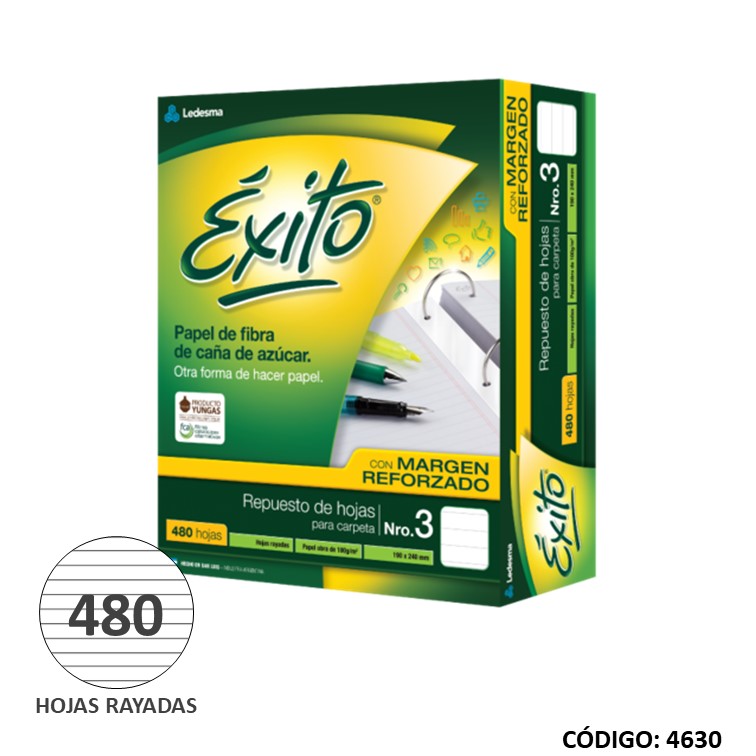 REPUESTO N3 EXITO MARGEN REFORZADO RAYADO x480HJS (L4630R)