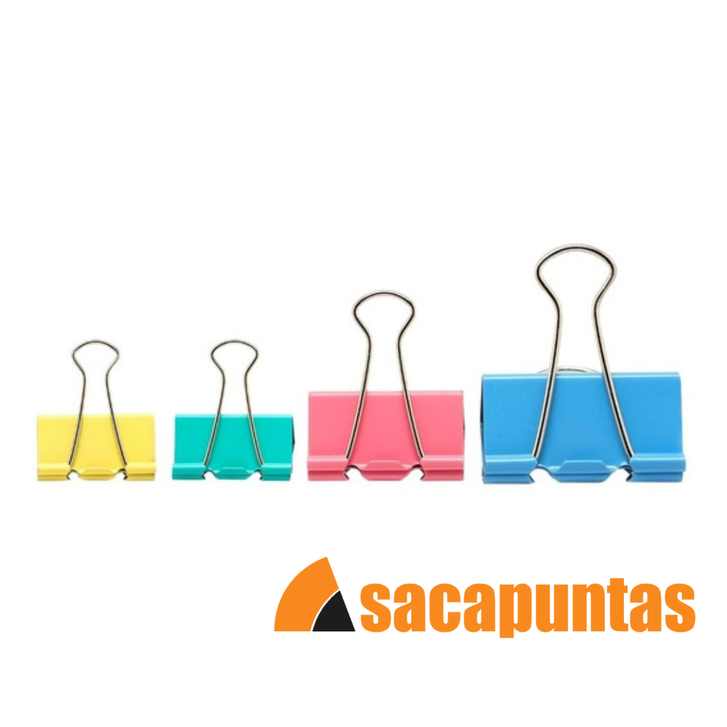 APRIETA-PAPEL EZCO BLINDER CLIP COLOR 41 mm (L321960)