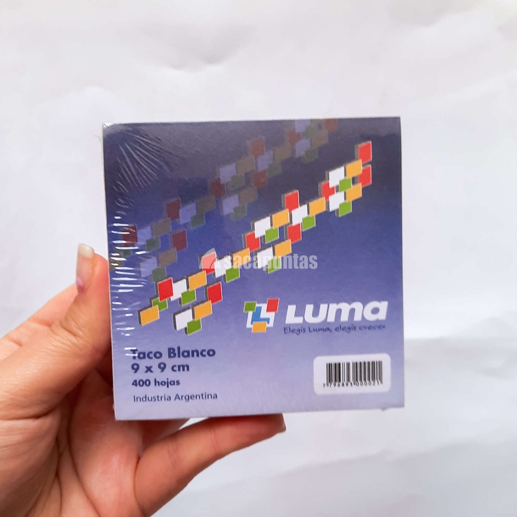 TACO PAPEL BLANCO 9x9 x400hjs (L160020)