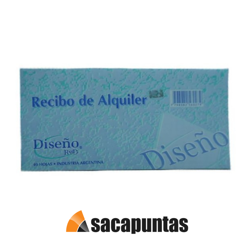 TALON DISEÑO RECIBO ALQUILER (L44650)