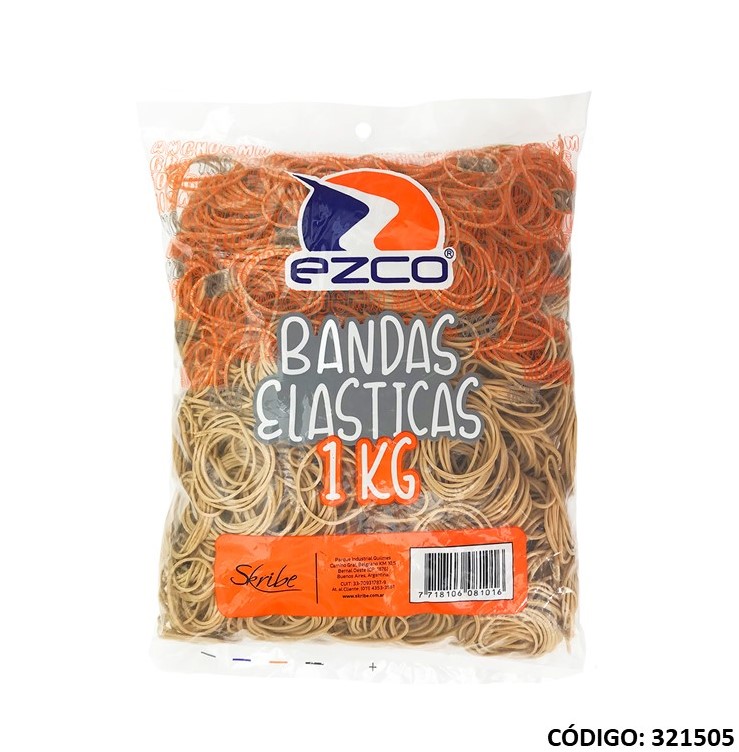 BANDAS ELÁSTICAS EZCO x 1 KG (L321505)