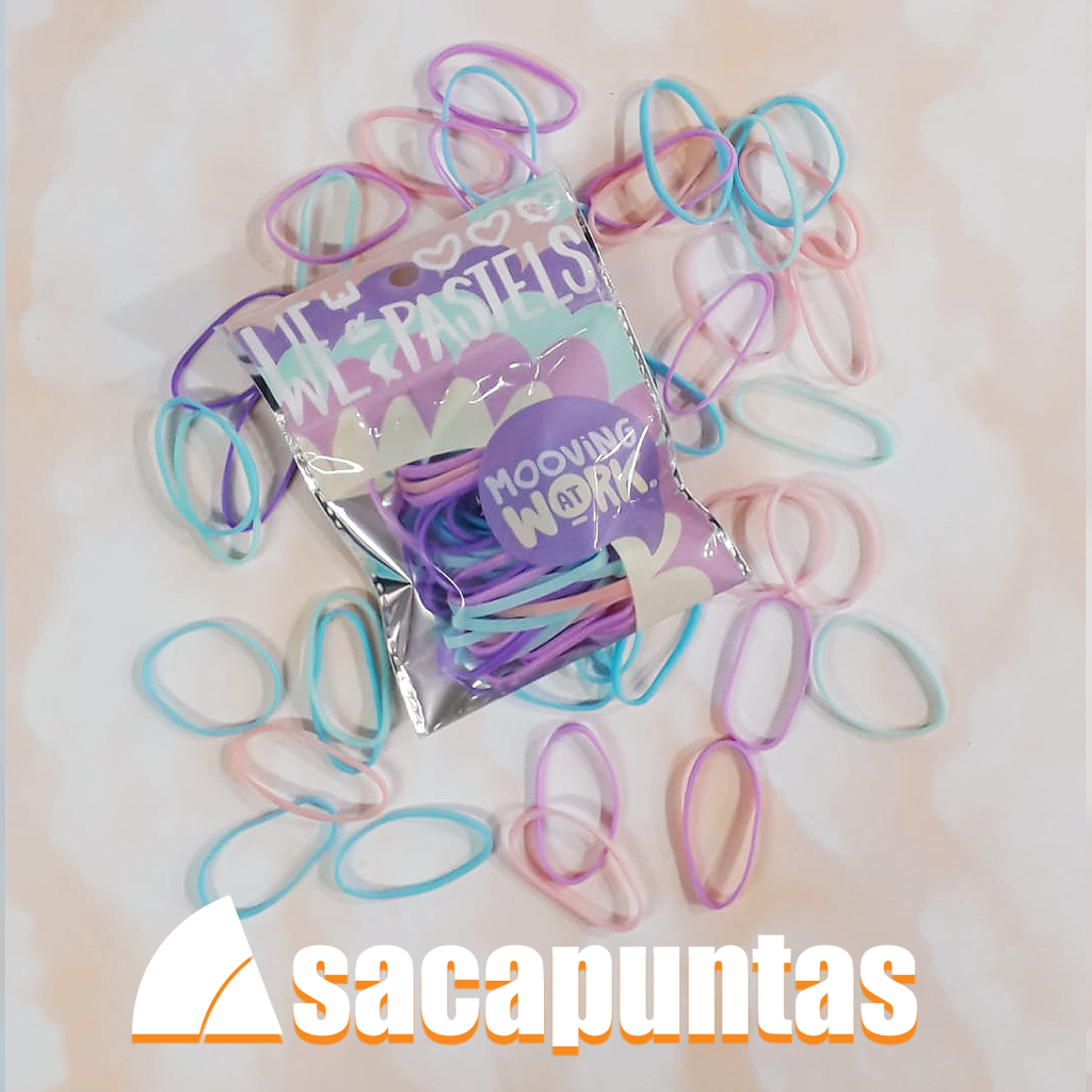 BANDAS ELÁSTICAS PASTEL 16 gr. (L20304)