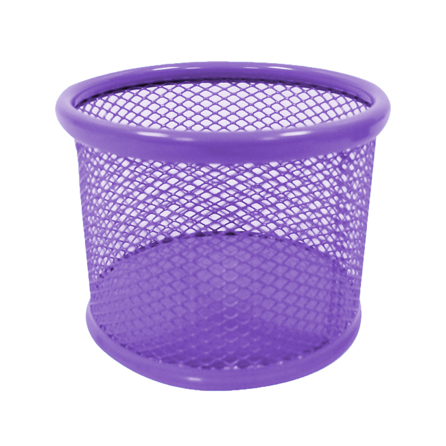 PORTACLIPS TALBOT REDONDO METAL VIOLETA (S2544)