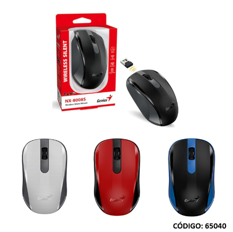 MOUSE GENIUS INALAMBRICO NX-8008S (L65040)