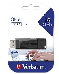 PENDRIVE VERBATIM 16GM SLIDER (L10431)