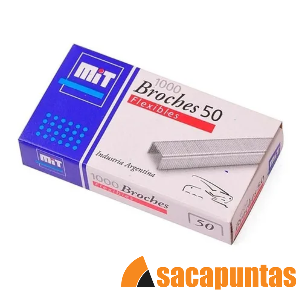 BROCHES PARA MAQUINA MIT Nº 50 x 1000 U.(L4389)