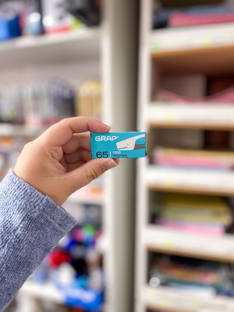 BROCHES PARA MAQUINA GRAP Nº 65 x 1000 U. (L17650)