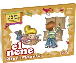 BLOCK DIBUJO EL NENE MADERA X24 HOJAS (L12016)