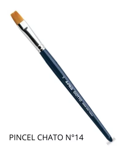 PINCEL PLANO GIOTTO S600 TAKLON N14 (G619)