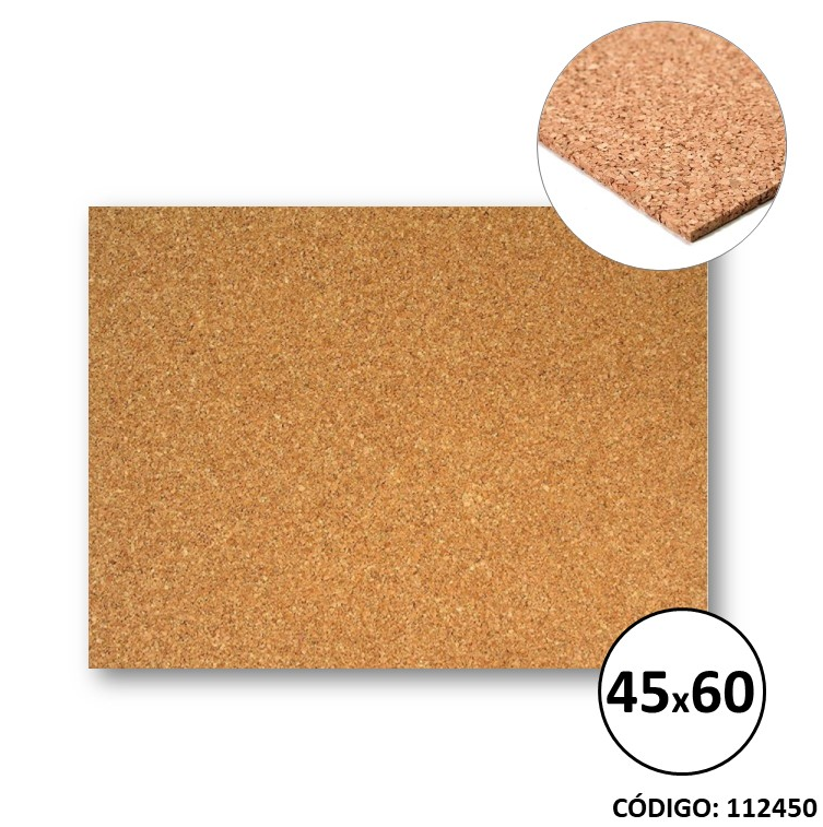 CORCHO EN PLANCHA 4mm  45 x 60 (L112450)
